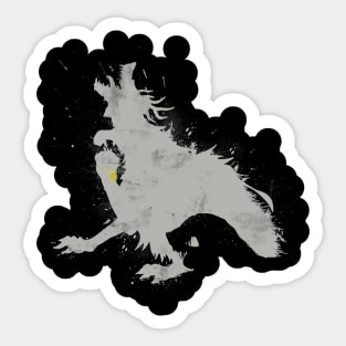 The praying beast - Vicar Amelia Sticker